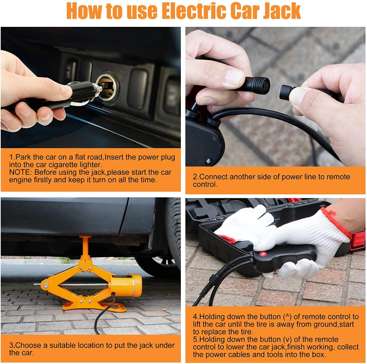 Electric Car Floor Jack 2