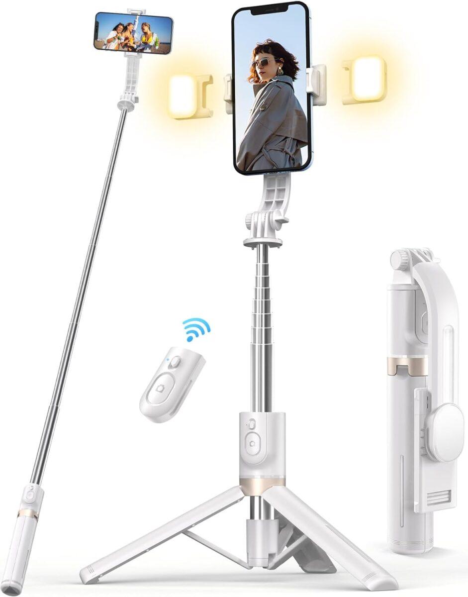 Selfie Stick with Light 2