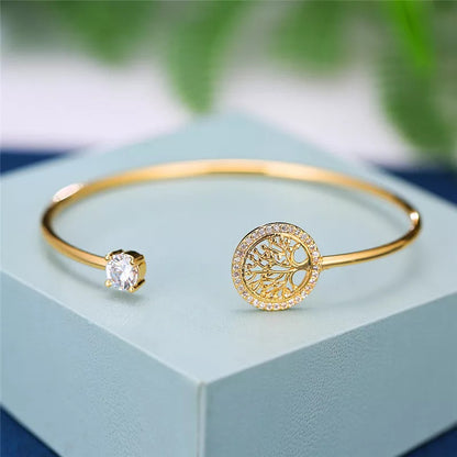 Zircon Stone Bracelet "The Tree of Life" 2