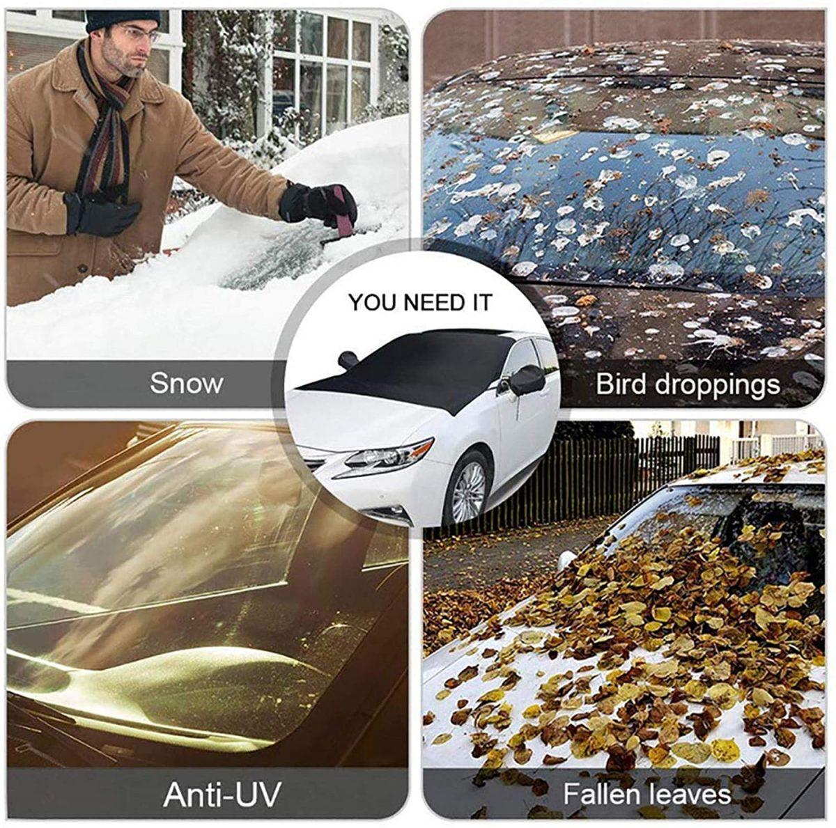 UNIVERSAL PREMIUM WINDSHIELD SNOW COVER SUNSHADE 2