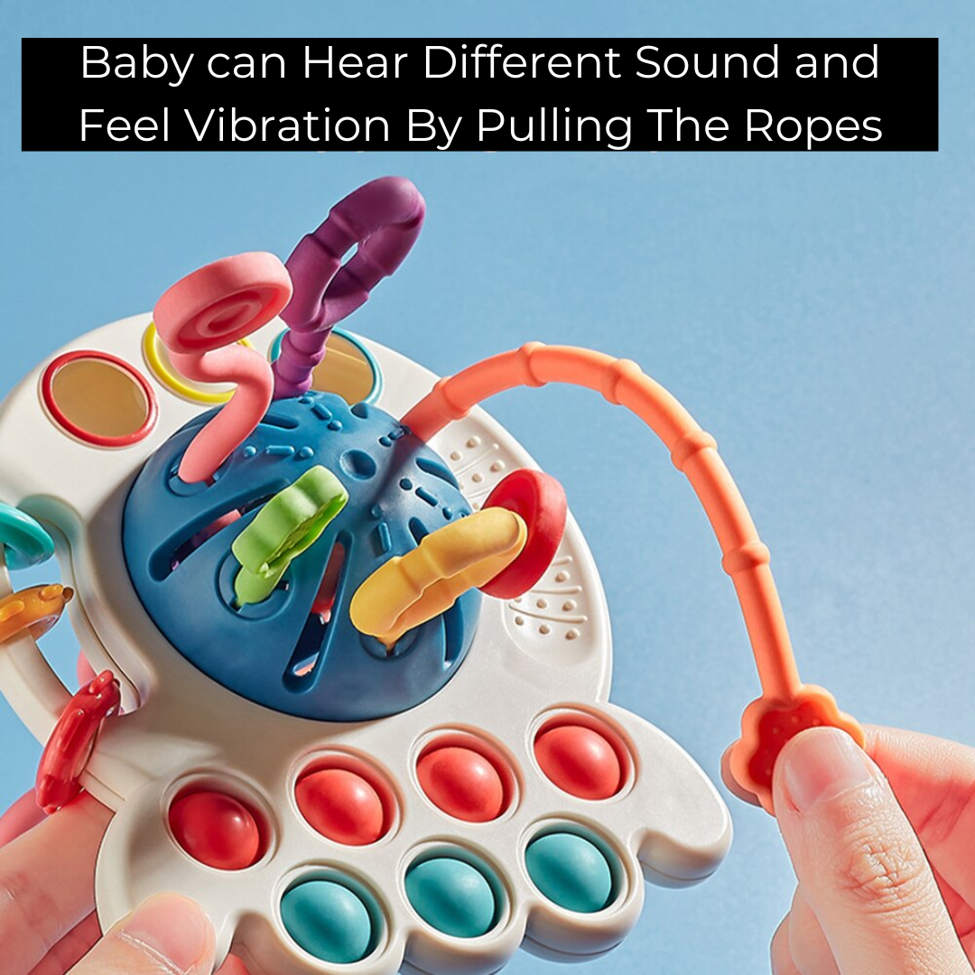 UFO Shaped Montessori Sensory Development Baby Teething Toy 2