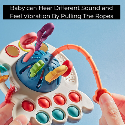UFO Shaped Montessori Sensory Development Baby Teething Toy 2