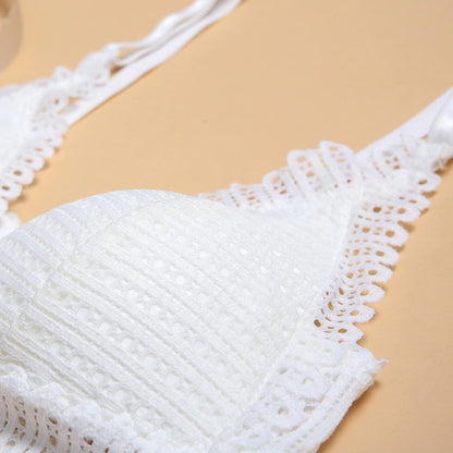 Breathy Front Buckle Lace Bra 2