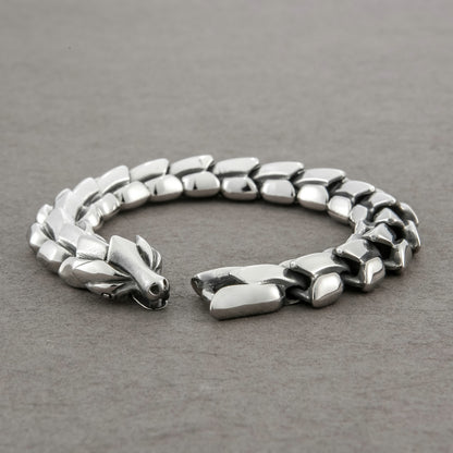 Mens Viking Dragon Keel Chain Link Bracelet 2