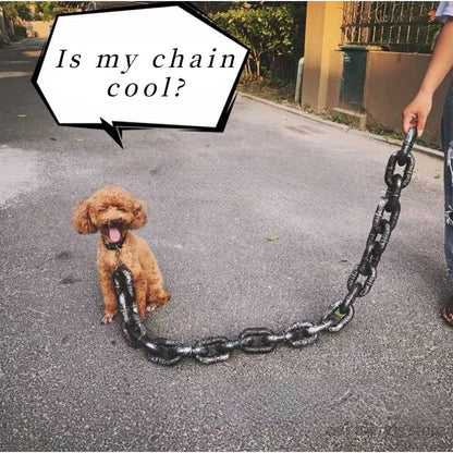 Big Fake Simulated Traction Chain Dog Leach 2