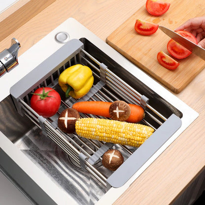 Extendable kitchen sink drain basket 2