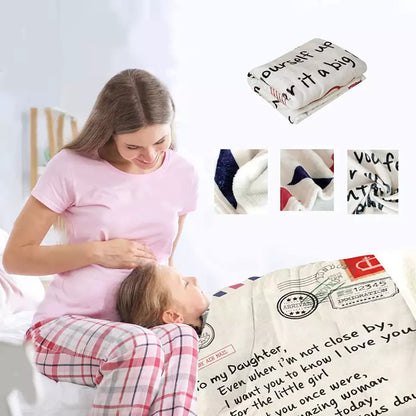 To My Daughter - Warm Gift Blanket 2