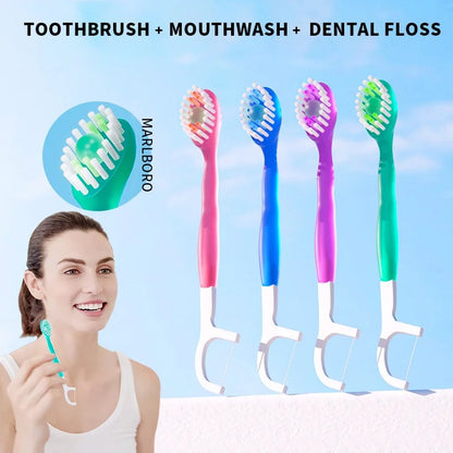 5 in 1 Disposable Mini Toothbrushes-16PCS 2