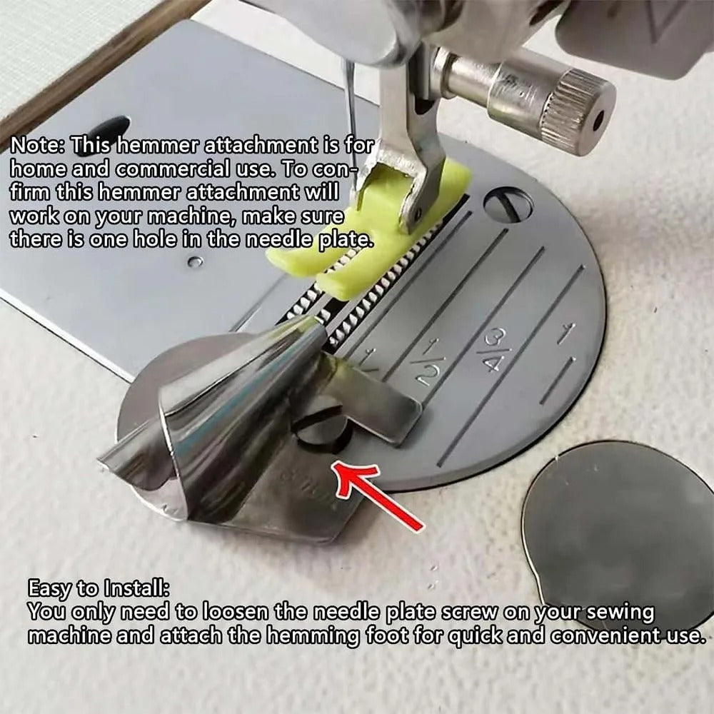 Sewing Rolled Hemmer Foot 2