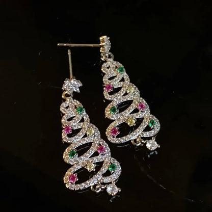 ✨SHINY CHRISTMAS TREE EARRINGS 2