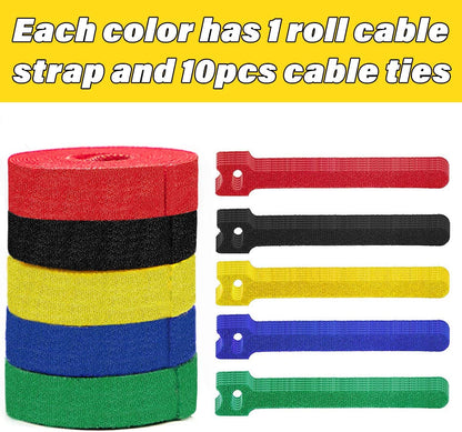 Reusable Cable Ties-100Pcs 2