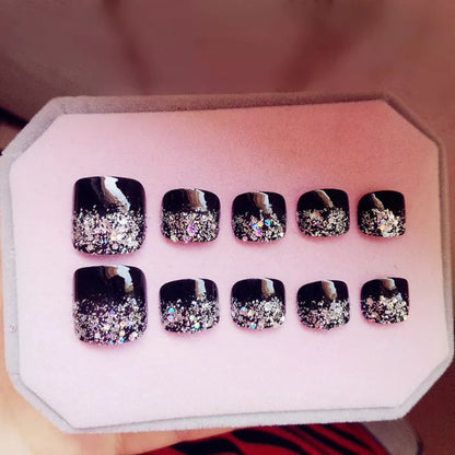 Easy Press On Gel Toe Nail -24PCS 2