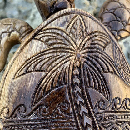 Hawaiian Turtle Woodcarving 2