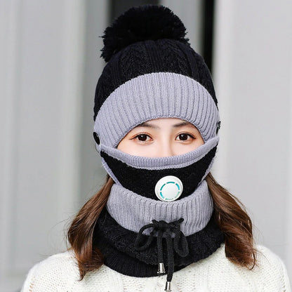 3PCS WOMEN WINTER SCARF SET 2