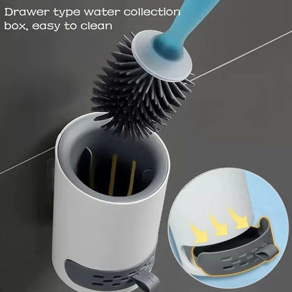 AquaClean Silicone Toilet Brush Set 2