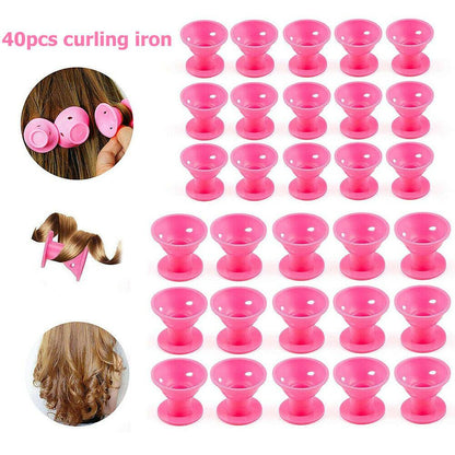 Silicone curlers hair roller twist hair 2