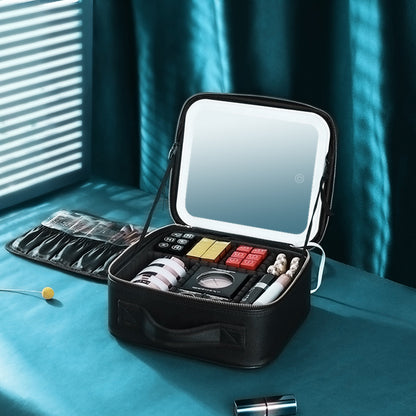 Makeup Organizer Bag With LED Mirror 2