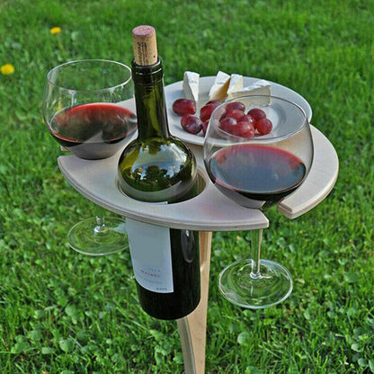 Outdoor Folding Wine Table 2