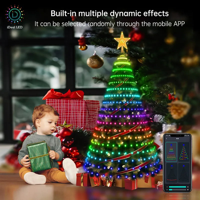 LED ANIMATED OUTDOOR CHRISTMAS TREE LIGH 2