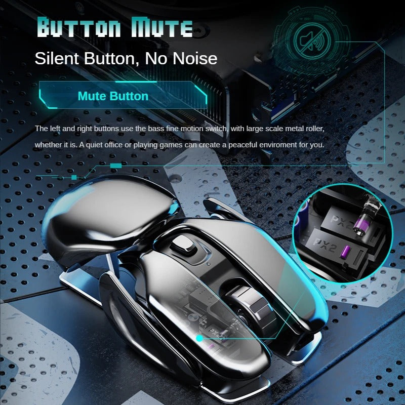 Wireless Ergonomics Metal Mouse 2