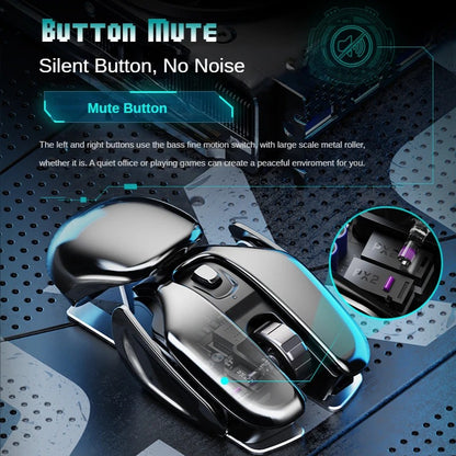 Wireless Ergonomics Metal Mouse 2