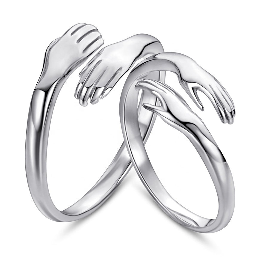 Couple Hug Ring 2