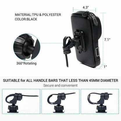 Waterproof Motorcycle Phone Mount 2