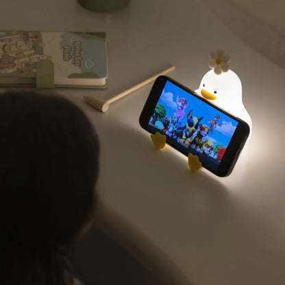 Cute Duck LED Squishy Night Light 2