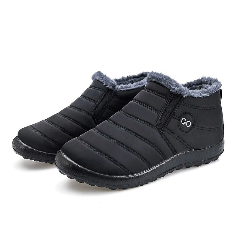 Waterproof Fur Lined Snow Short Boots 2