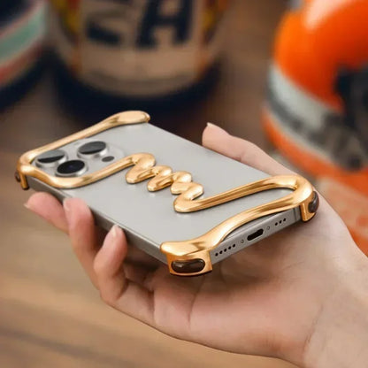 Luxury Metal Frameless Phone Case 2