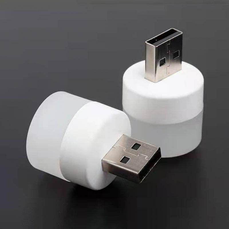 Mini USB Small Round LED Night Light 2