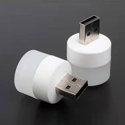 Mini USB Small Round LED Night Light 2