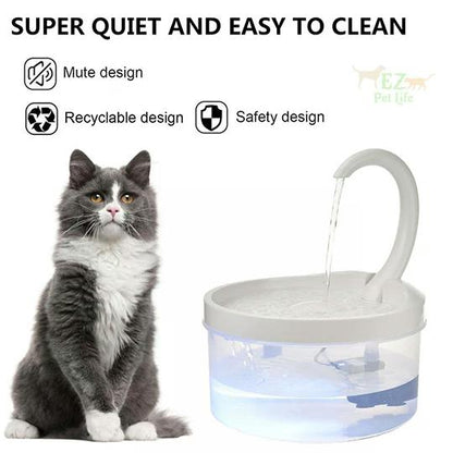 Cat Automatic Swan Design Fountain 2