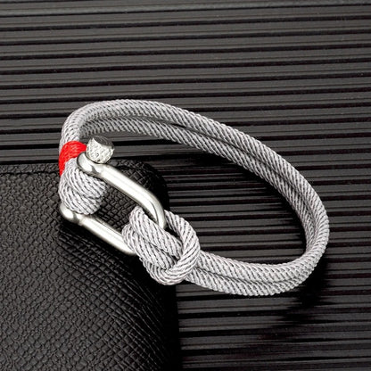 Luxurious Alchor Navy Shackle Bracelet 2