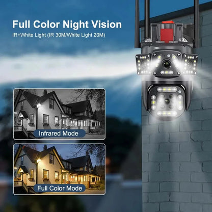 Outdoor Waterproof Wireless WiFi HD Triple Security Camera 2