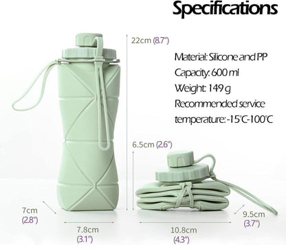 Silicone Foldable Water Bottles 2