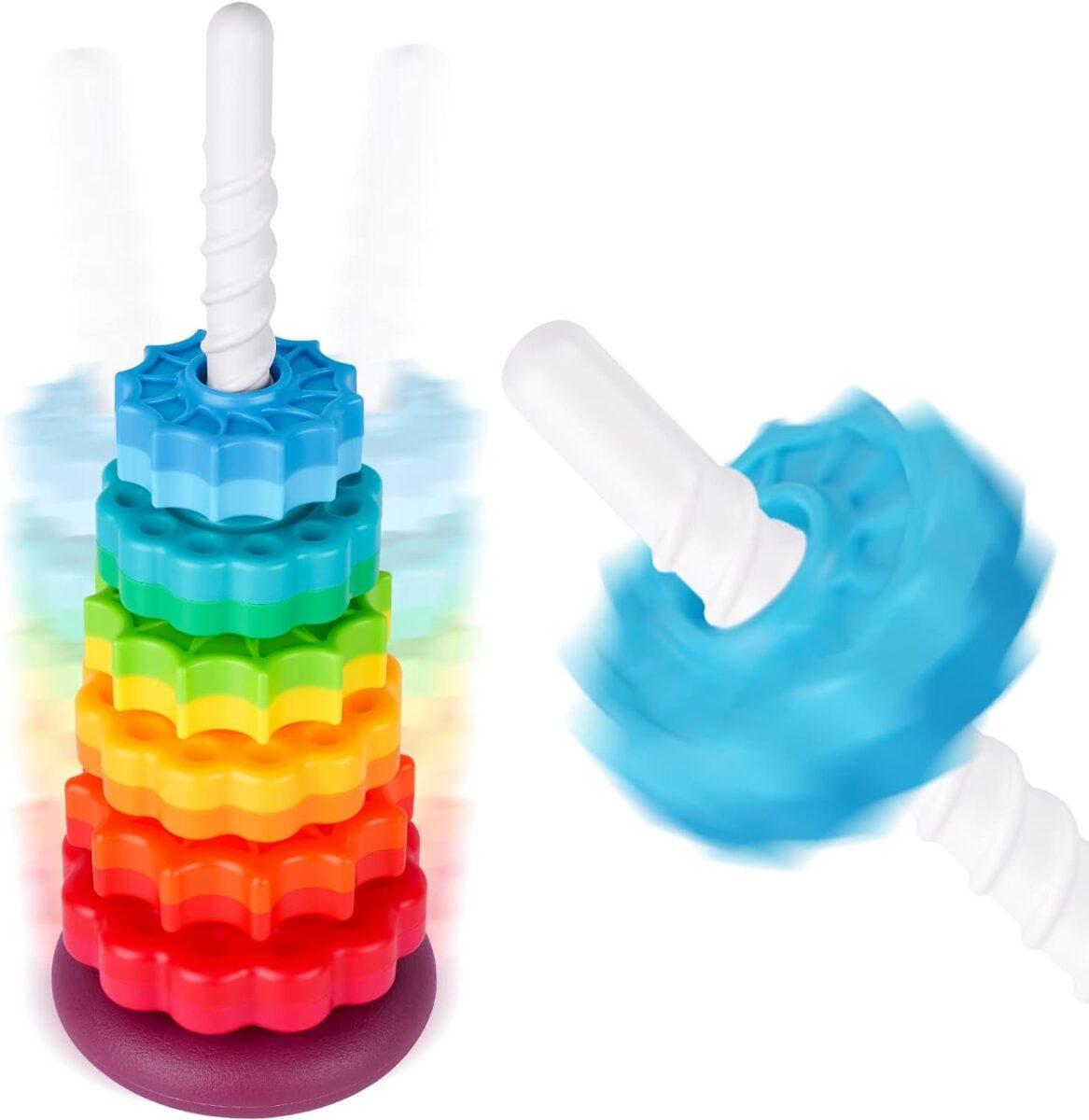 Spinning Stacking Toy for Kids 2