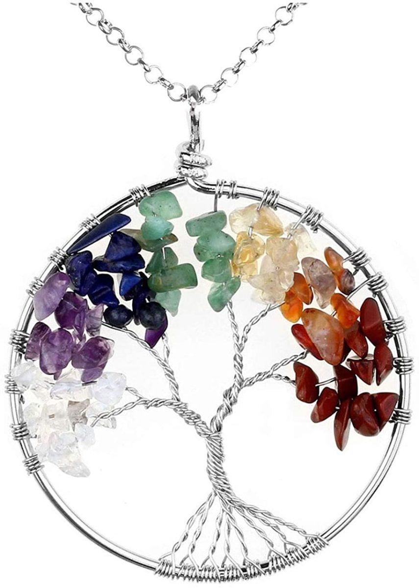 Tree of Life Crystal Necklace 2
