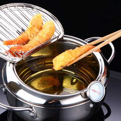 Japanese Style Deep Frying Pot Temperature Control 2