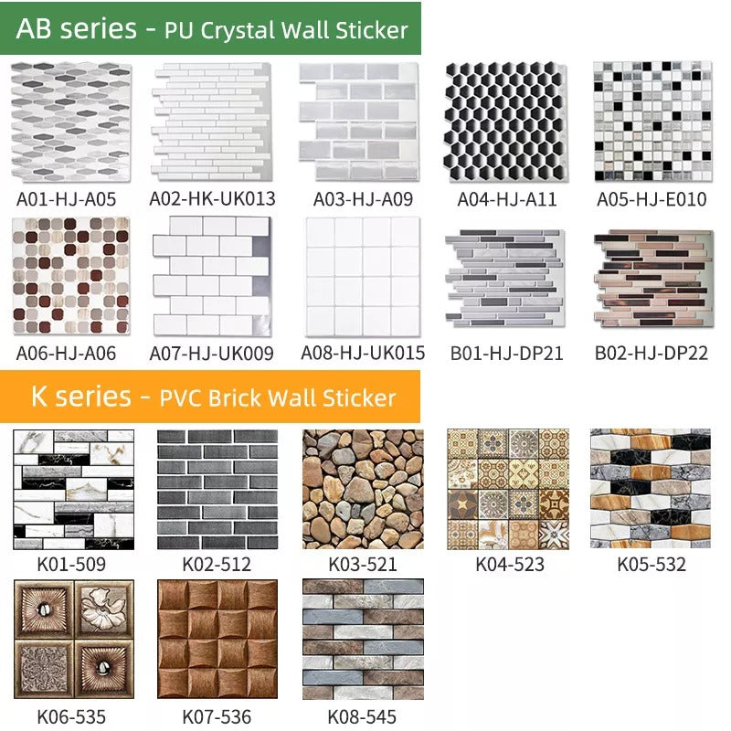 3D Peel and Stick Wall Tiles 2