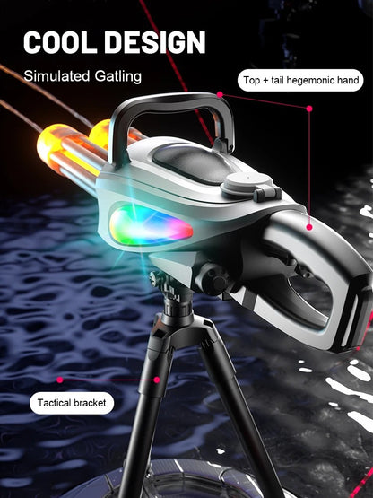 Double Barrel Gatling Electric Water Gun Set 2