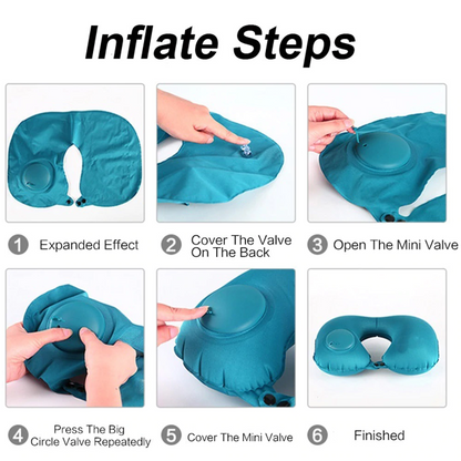 Travel Inflatable U Neck Pillow 2