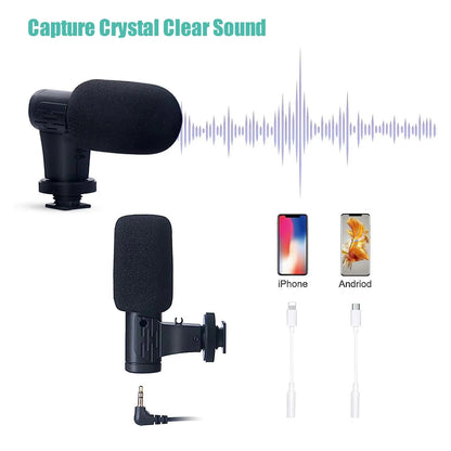 5 in 1 Vlogging Kit with Fill Light Microphone Tripod 2