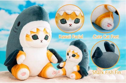 Cute Shark Cat Kawaii  Plush 2