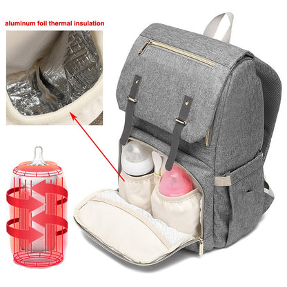 USB Charger Laptop Diaper Bag 2