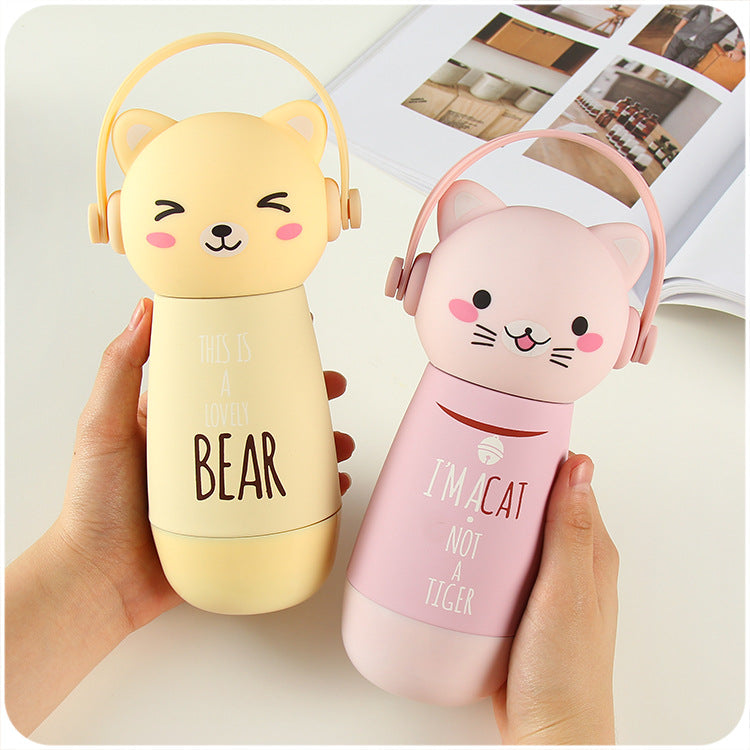 Cat Insulated Thermos Water Bottles 2