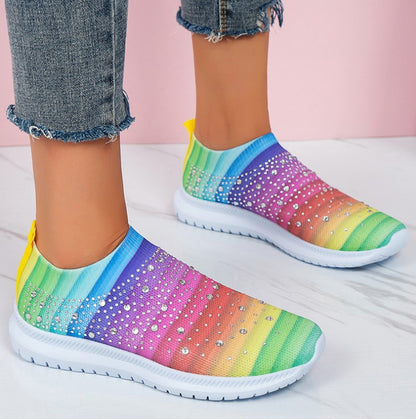 Crystal Breathable Orthopedic Slip On Walking Shoes 2