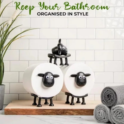 Sheep Toilet Roll Holder - Funny Toilet Paper Holder 3pcs 2