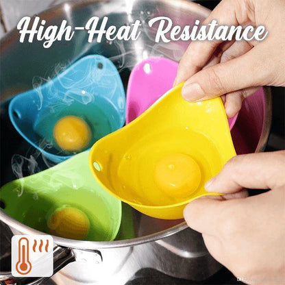 Easy Silicone Egg Poacher (Set of 4) 2