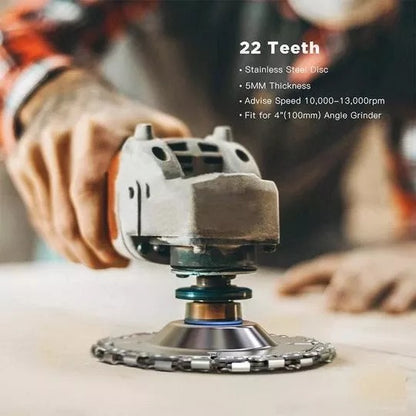 22 Teeth Saw Wood Angle Grinder Disc 2